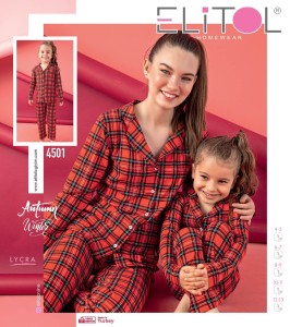 PIŻAMA DZIEWCZĘCA BAWEŁNIANA ROZPINANA 4-13 LAT 4051