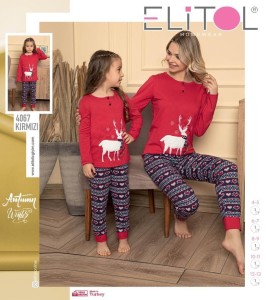 PIŻAMA DZIECIĘCA DŁUGI RĘKAW DŁUGIE SPODNIE 4-13 LAT 4067