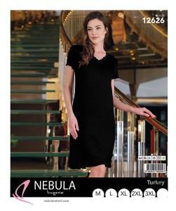 KOSZULA NOCNA KRÓTKI RĘKAW WISKOZA M-3XL 12626