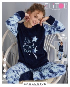 PIŻAMA DAMSKA WELSOFT S-XL 1909