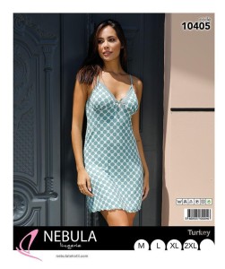 KOSZULA NOCNA NA WĄSKIM RAMIĄCZKU M-XXL 10405