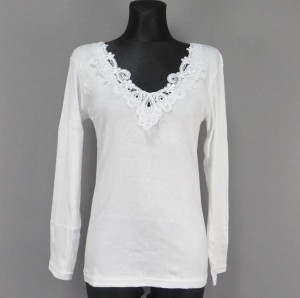 PODKOSZULKA DŁUGI RĘKAW Z KORONKĄ 429