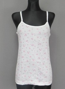 PODKOSZULKA NA RAMIĄCZKACH  W KWIATKI 724