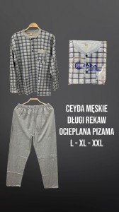 Piżama męska ocieplana