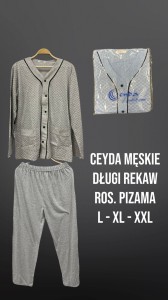 Piżama męska rozpinana