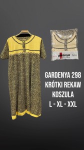 KOSZULA NOCNA KRÓTKI RĘKAW PANTERKA BAWEŁNA L-XXL 298K