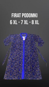 PODOMKA WELUROWA NA GUZIK 6-7-8XL 0935