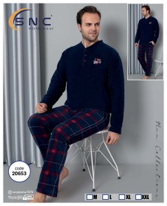 Piżama męska polarowa