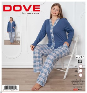 Piżama damska DOVE 3XL-5XL 