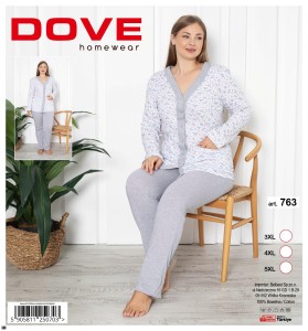 Piżama damska DOVE 3XL-5XL