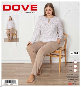 Piżama damska DOVE 3XL-5XL 