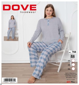 Piżama damska DOVE 3XL-5XL