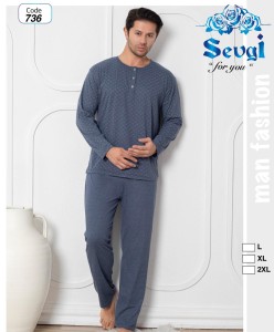 Piżama męska L-2XL