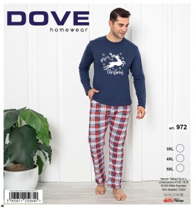 Piżama męska Świąteczna DOVE BIG 3XL-5XL