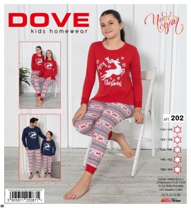 Piżama dziecięca Świąteczna DOVE 
