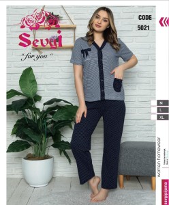 Piżama damska SEVGI M-XL 