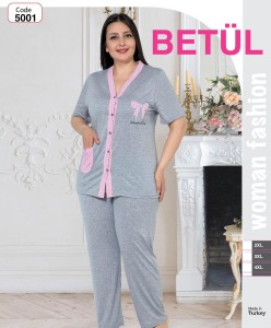 Piżama damska SEVGI BIG SIZE 2XL-4XL