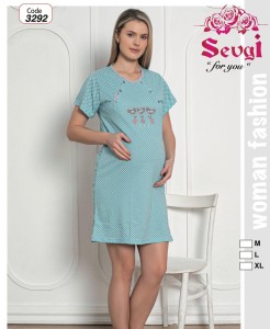 KOSZULA NOCNA KRÓTKI RĘKAW DO KARMIENIA M-XL