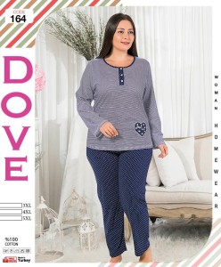 Piżama damska DOVE BIG SIZE 