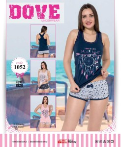 KOMPLET Z SZORTAMI ONE SIZE 1052