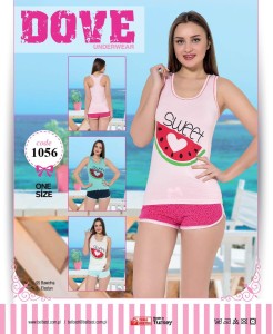 KOMPLET Z SZORTAMI ONE SIZE 1056