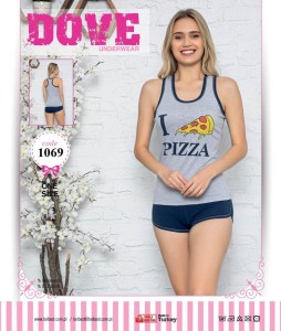 KOMPLET Z SZORTAMI ONE SIZE 1069