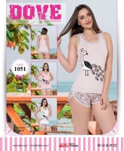 KOMPLET Z SZORTAMI ONE SIZE 1051