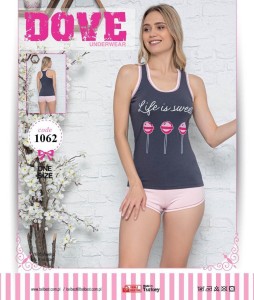 KOMPLET Z SZORTAMI ONE SIZE 1062