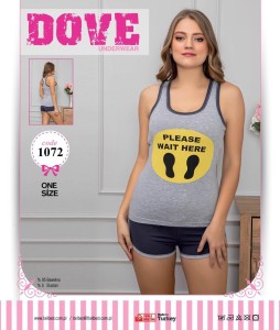 KOMPLET Z SZORTAMI ONE SIZE 1072