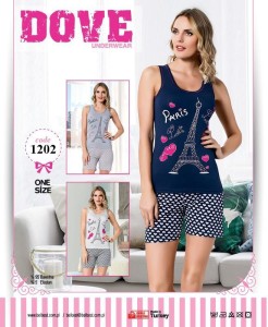 KOMPLET Z SZORTAMI ONE SIZE 1202