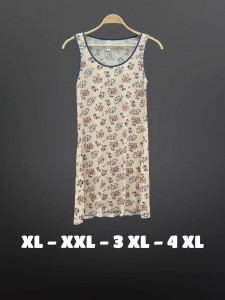 Koszula nocna szerokie ramiączka XL-4XL