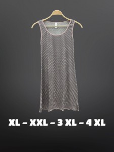 Koszula nocna na szerokie ramiączka XL-4XL