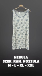 Koszula nocna na szerokie ramiączka  M-2XL