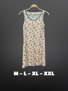 Koszula nocna na szerokie ramiączka  M-2XL