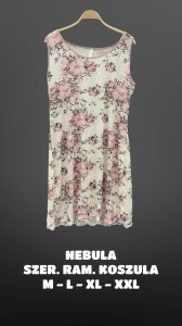 Koszula nocna na szerokie ramiączka  M-2XL