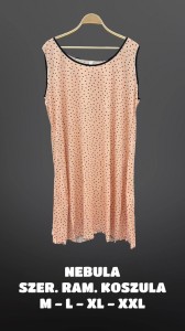 Koszula nocna na szerokie ramiączka  M-2XL