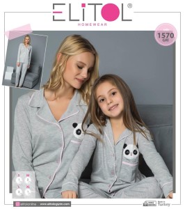 PIŻAMA DAMSKA ROZPINANA S-XL 1570