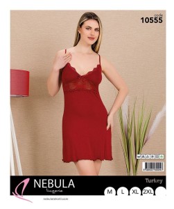 KOSZULA NOCNA Z KORONKĄ NA WĄSKIM RAMIĄCZKU S-XXL