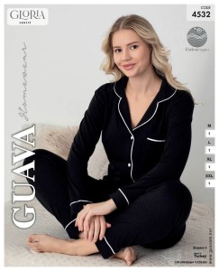 PIŻAMA DAMSKA ROZPINANA 