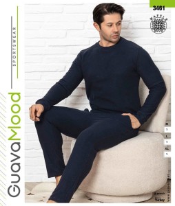 Piżama męska ocieplana