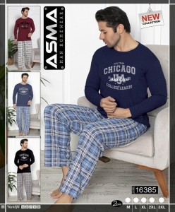 Piżama męska ocieplana