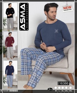 Piżama męska ocieplana