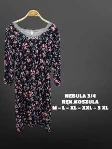 KOSZULA NOCNA 3/4 RĘKAW M-2XL 12916