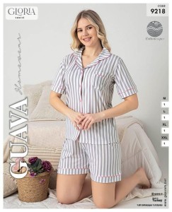 Piżama damska krótki rękaw + szorty Guava