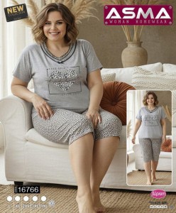 Piżama damska 3/4 ASMA  BIG SIZE