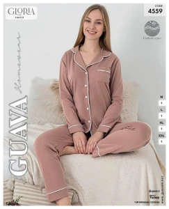 PIŻAMA DAMSKA ROZPINANA