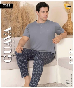 Piżama męska GUAVA  3 guziki M-XL