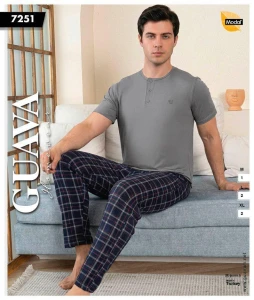 Piżama męska GUAVA  3 guziki M-XL 