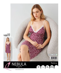Koszula nocna na cienkich ramiączkach M-XL 10577