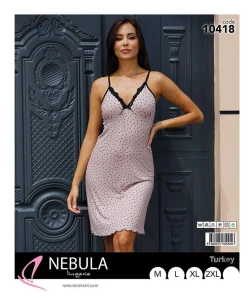 Koszula nocna na cienkich ramiączkach M-XL 10418